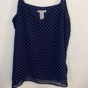 Womens H&M Polka Dot Tank Top